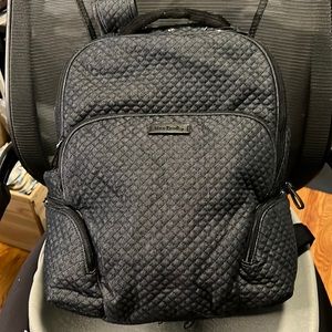 Vera Bradley Iconic Backpack in Denim Navy